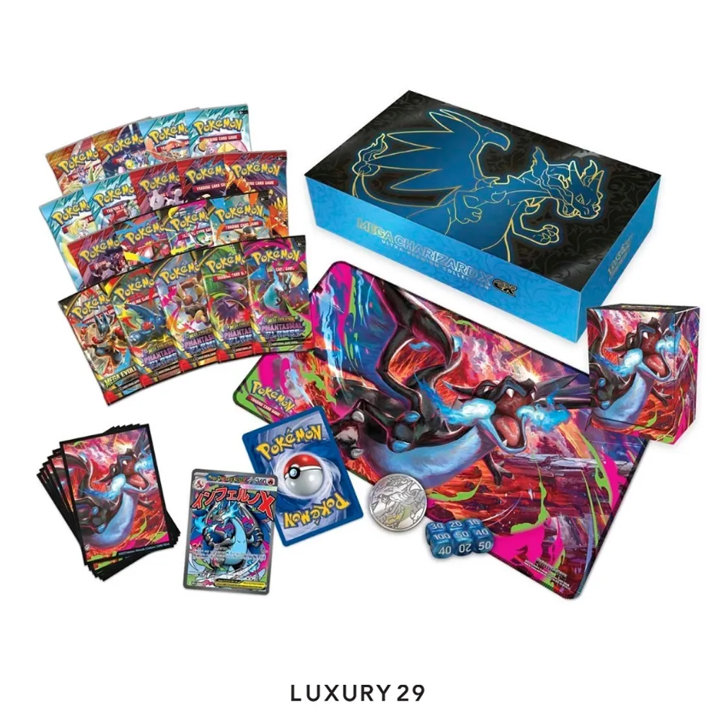 Pokemon TCG: Mega Charizard X ex Ultra-Premium Collection (EN)(Small, Multicolour)