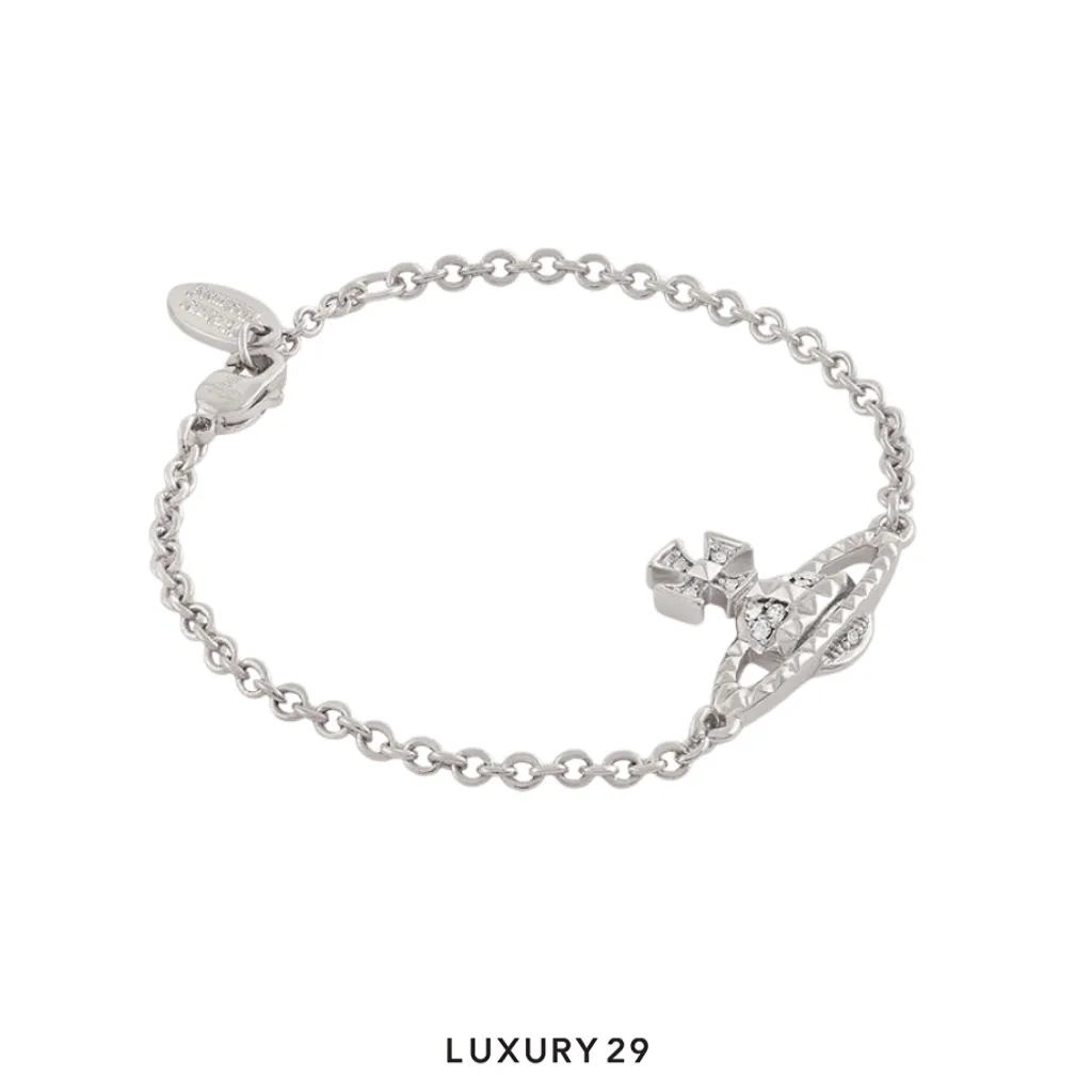 Vivienne westwood Mayfair Bracelet AW24 SI U (SET2)(Free Size, Silver)