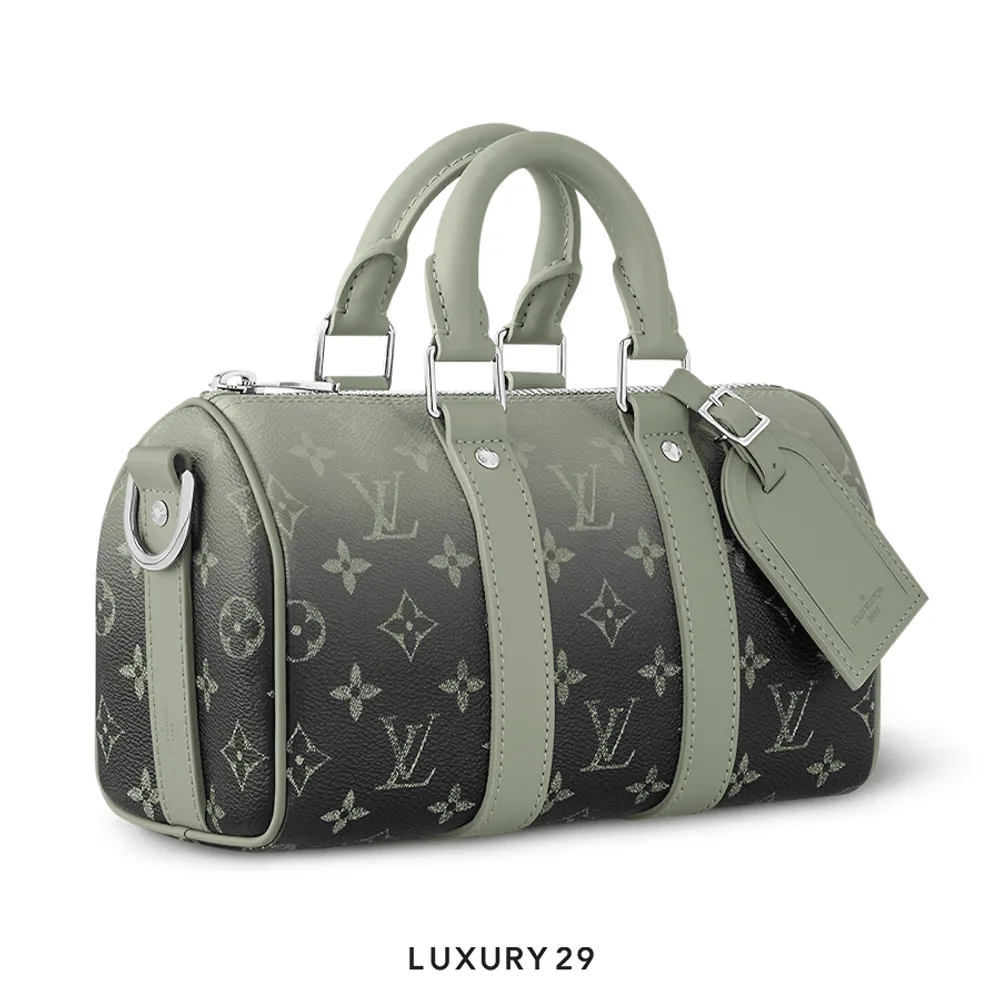 Louis Vuitton LV Keepall Bandouliere 25 Bag(Small, Green)