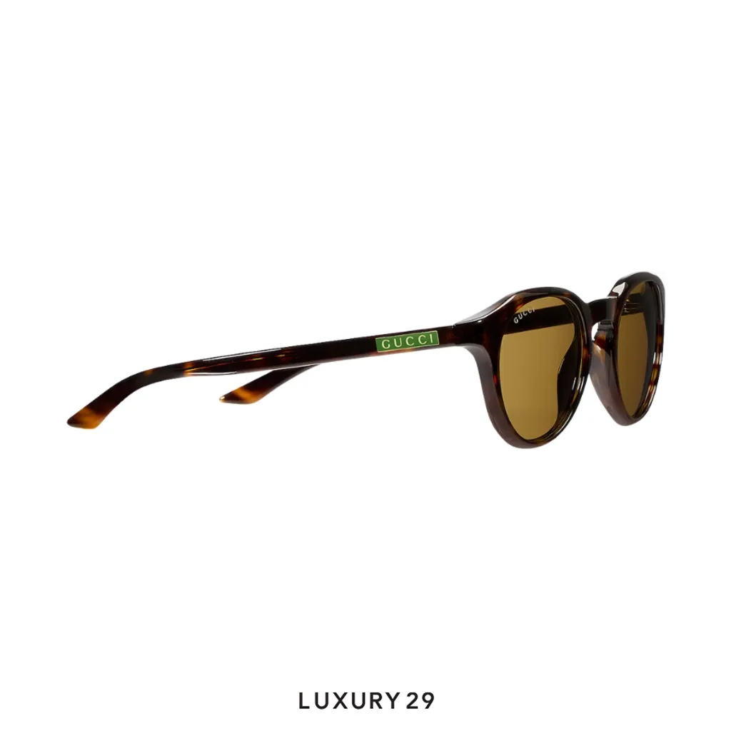 Gucci Round frame sunglasses Variation brown tortoiseshell(Free Size, Brown)
