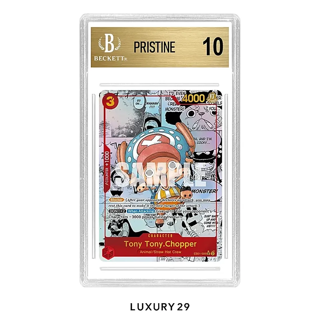 One Piece Tony Tony.Chopper (Alternate Art) (Manga) Extra Booster: Memorial Collection SR EB01-006 (BGS10)(Small, Multicolour)