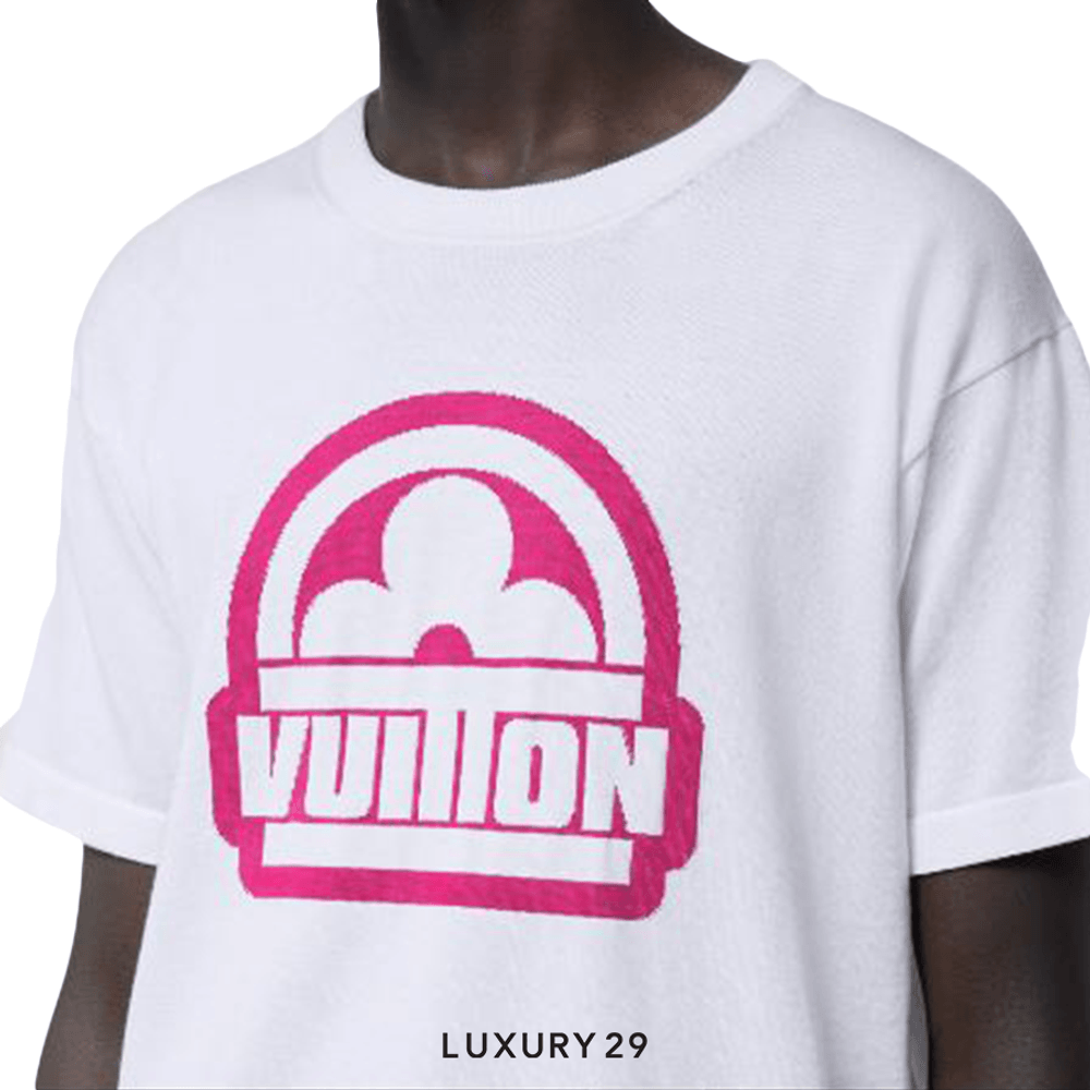 Louis Vuitton LV Cotton Short-Sleeved Crewneck(S, White)