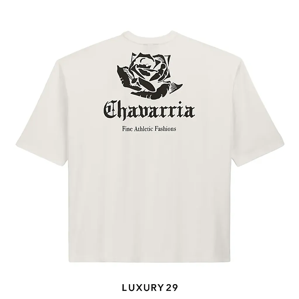 Adidas Chavarria Logo SS T-Shirt White(L, White)