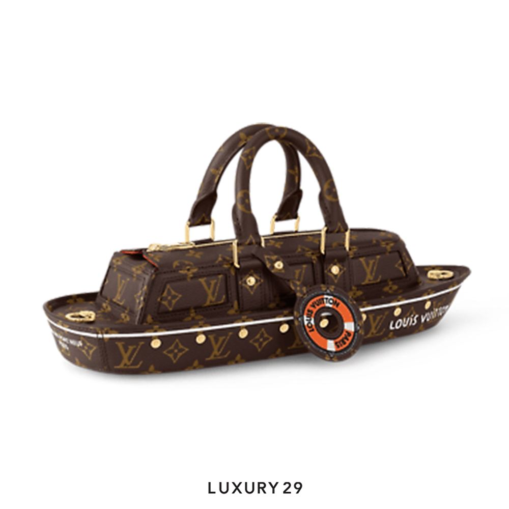 Louis Vuitton LV Runway Boat Bag(Small, Brown)