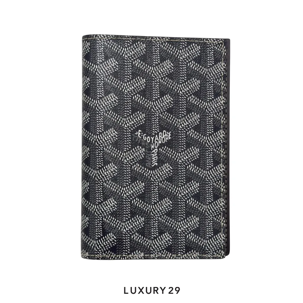Goyard Grenelle Passport Cover Grey(Small, Grey)