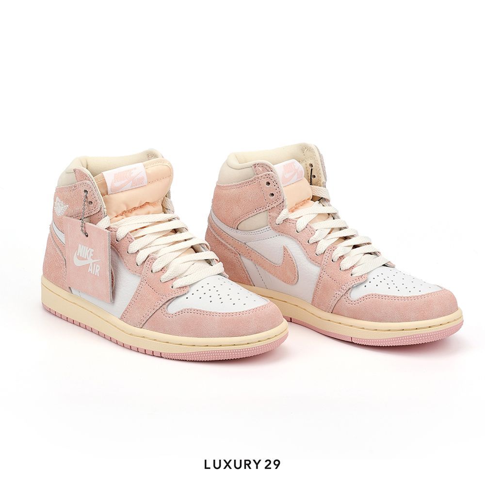 Nike Jordan 1 Retro High OG Washed Pink (Women's)(36.5, Pink)