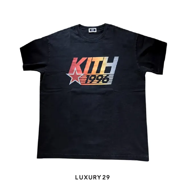 Kith 1996 graphic Tee Black