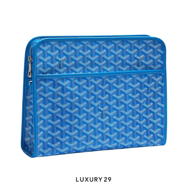 Goyard Jouvence GM Toiletry Bag Sky Blue