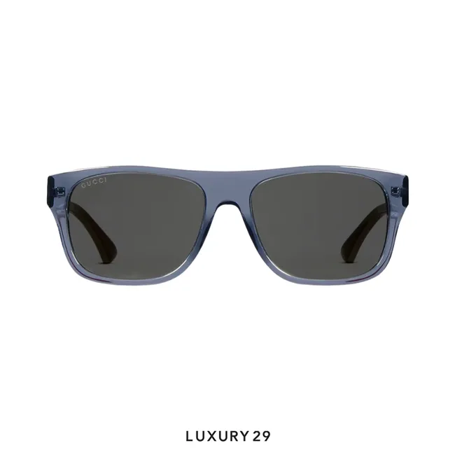 Gucci Square frame sunglasses Variation transparent blue