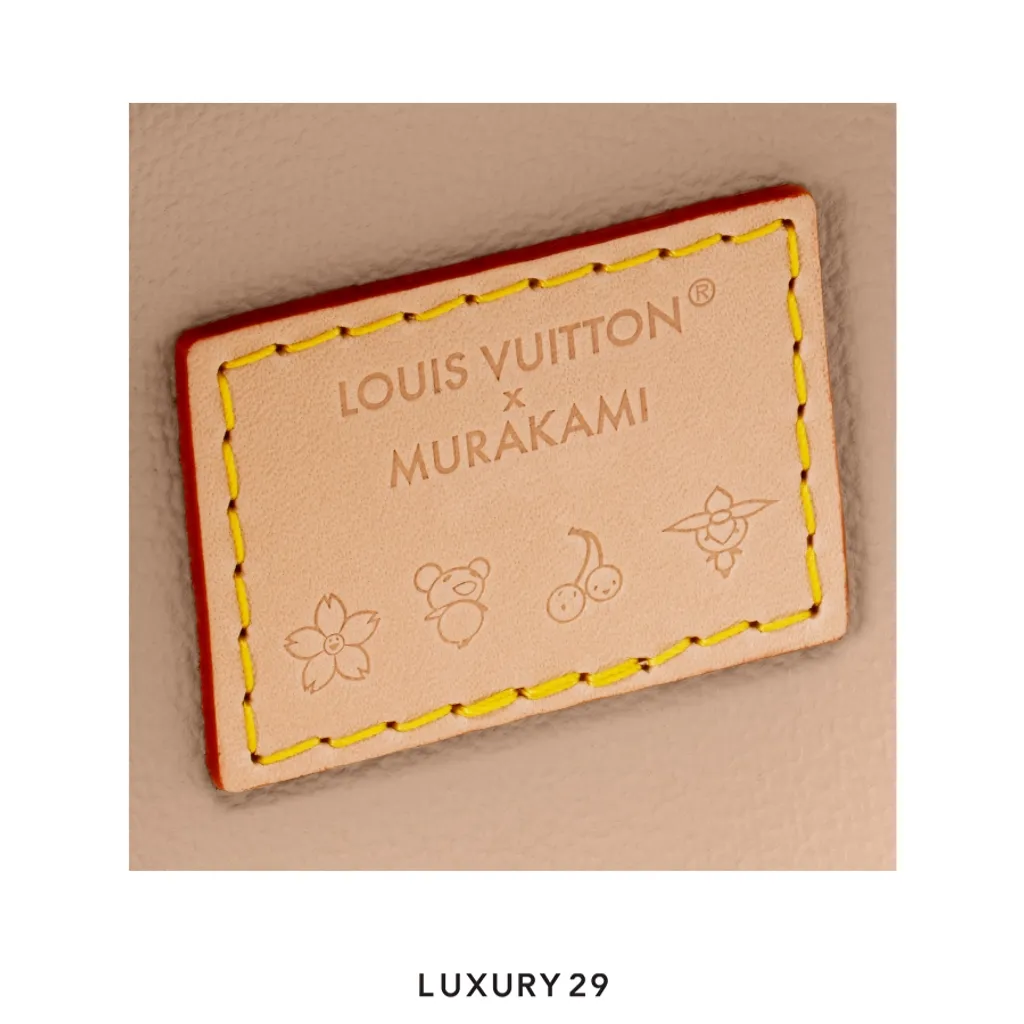 Louis Vuitton LV  x TM Nice Nano Bag Trimmed with cowhide leather Multicolor(Small, White)