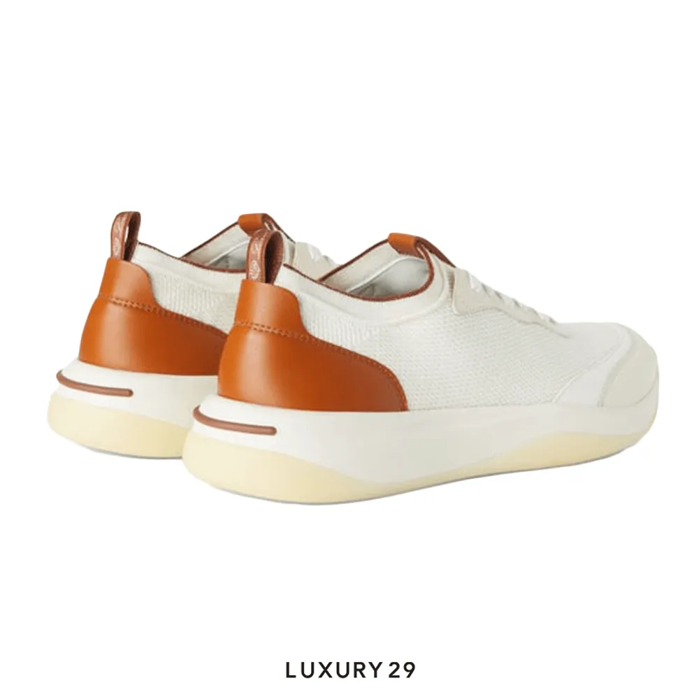 Loro Piana 410 LP Walk Wish Sneakers Virgin Wool - Storm System White(M)(45, White)