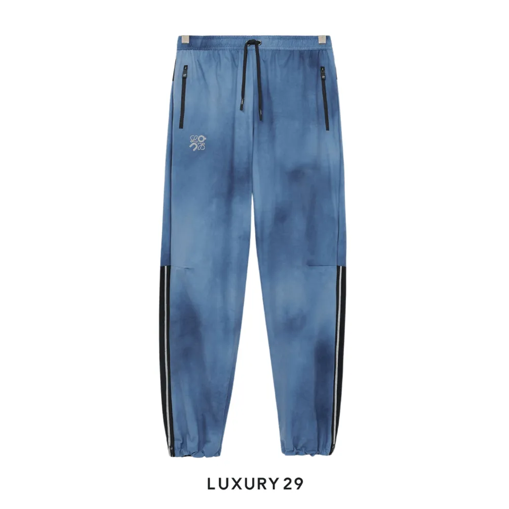 On x Loewe Tracksuit trousers in technical shell Blue/Multicolor(S, Blue)
