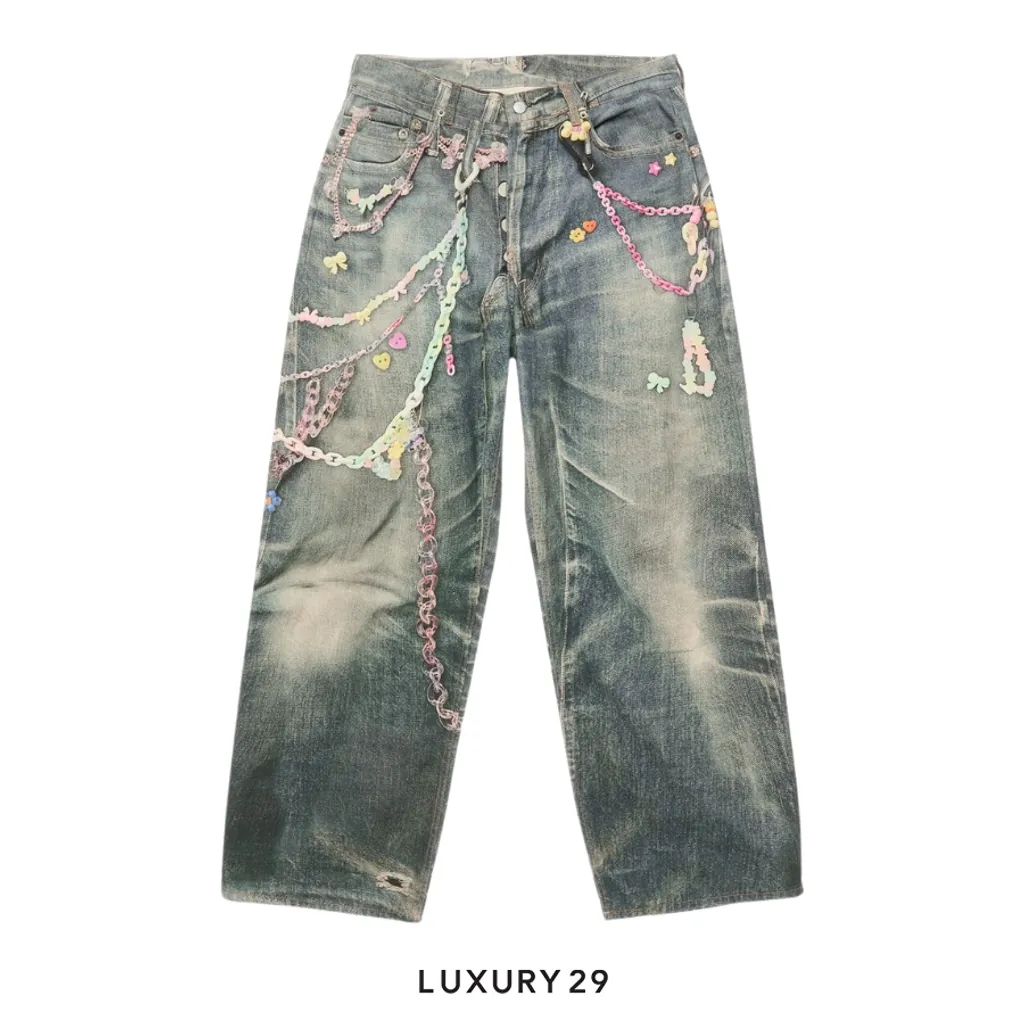 Acne Studios Loose fit jeans - 1981M Mid Blue(M, Blue)