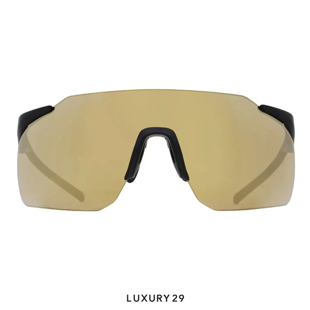 Red Bull SpectSunglasses Gabe-04 brown with gold mirror(Free Size, Gold)