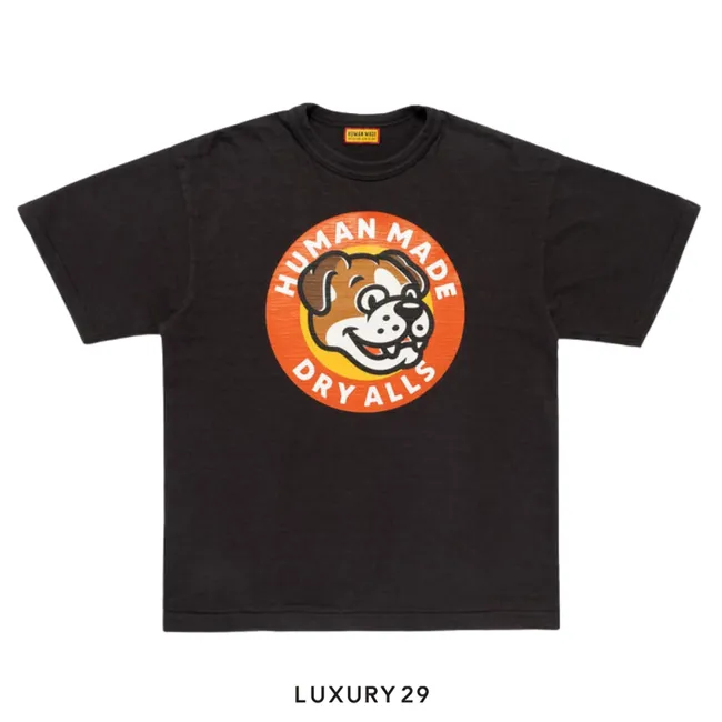 Human Made Dry Alls Bulldog Head Graphic T-Shirt Black