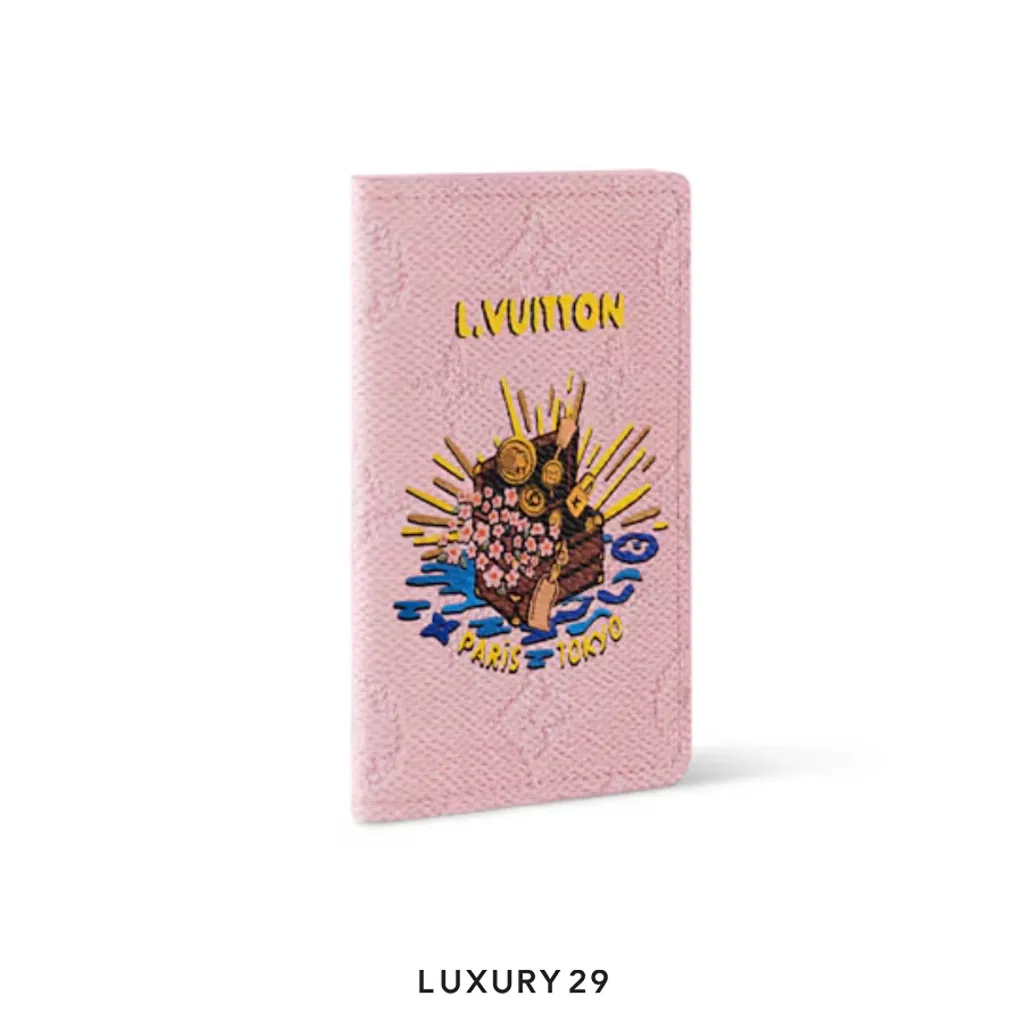 Louis Vuitton LV Pocket Organizer Wallet Pink(Small, Pink)