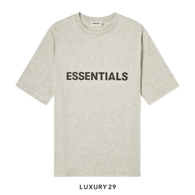 Essentials Fear Of God T-Shirt Heather Oatmeal