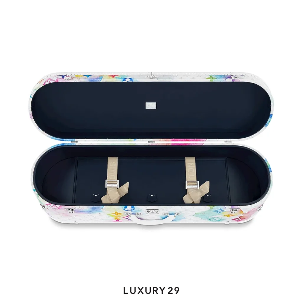 Louis Vuitton LV Skateboard hard box(Large, White)
