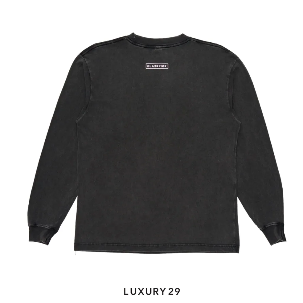 Complex Disney x BLACKPINK Minnie Long Sleeve - Charcoal(S, Black)