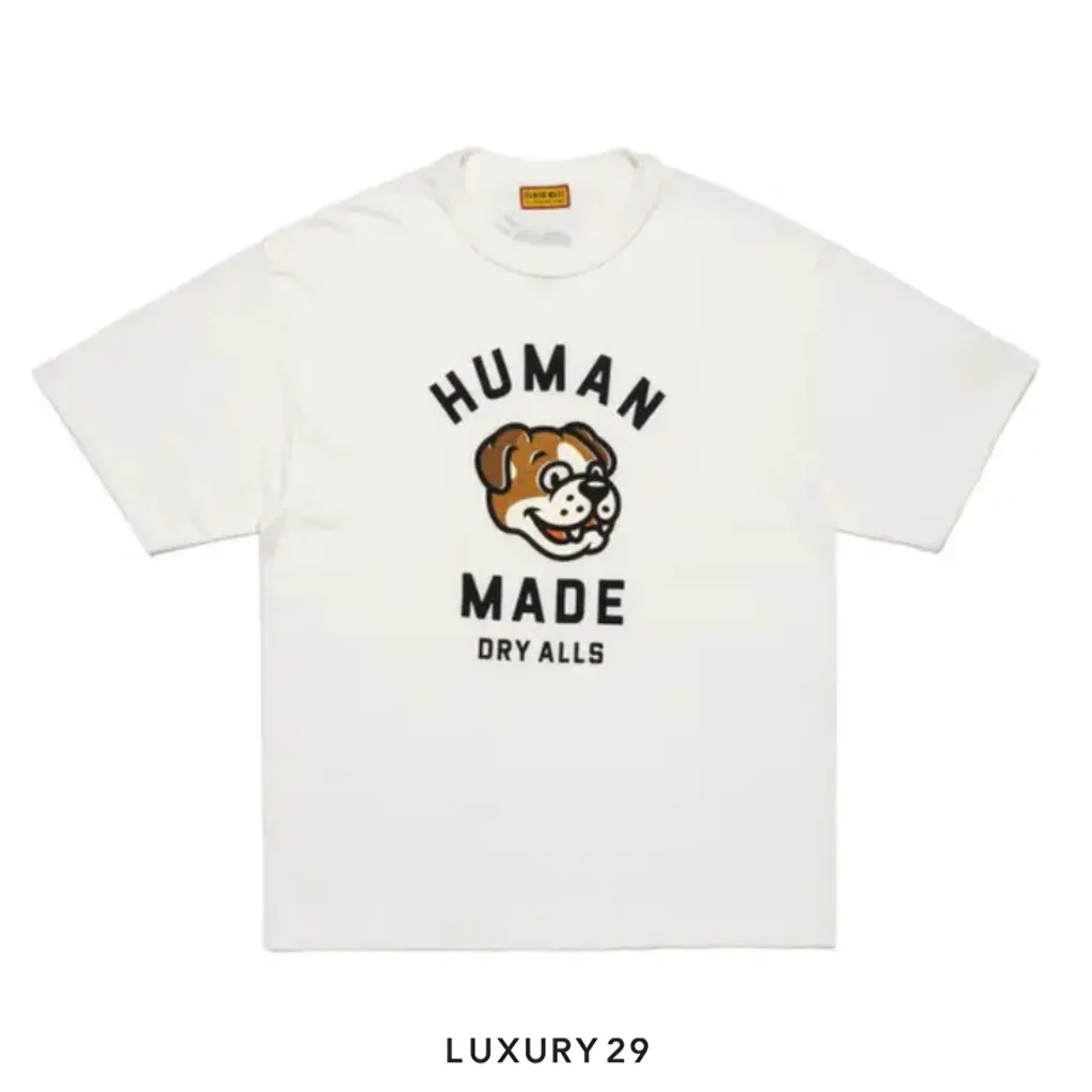 Human Made Graphic Bulldog Head T-shirt White(L, White)