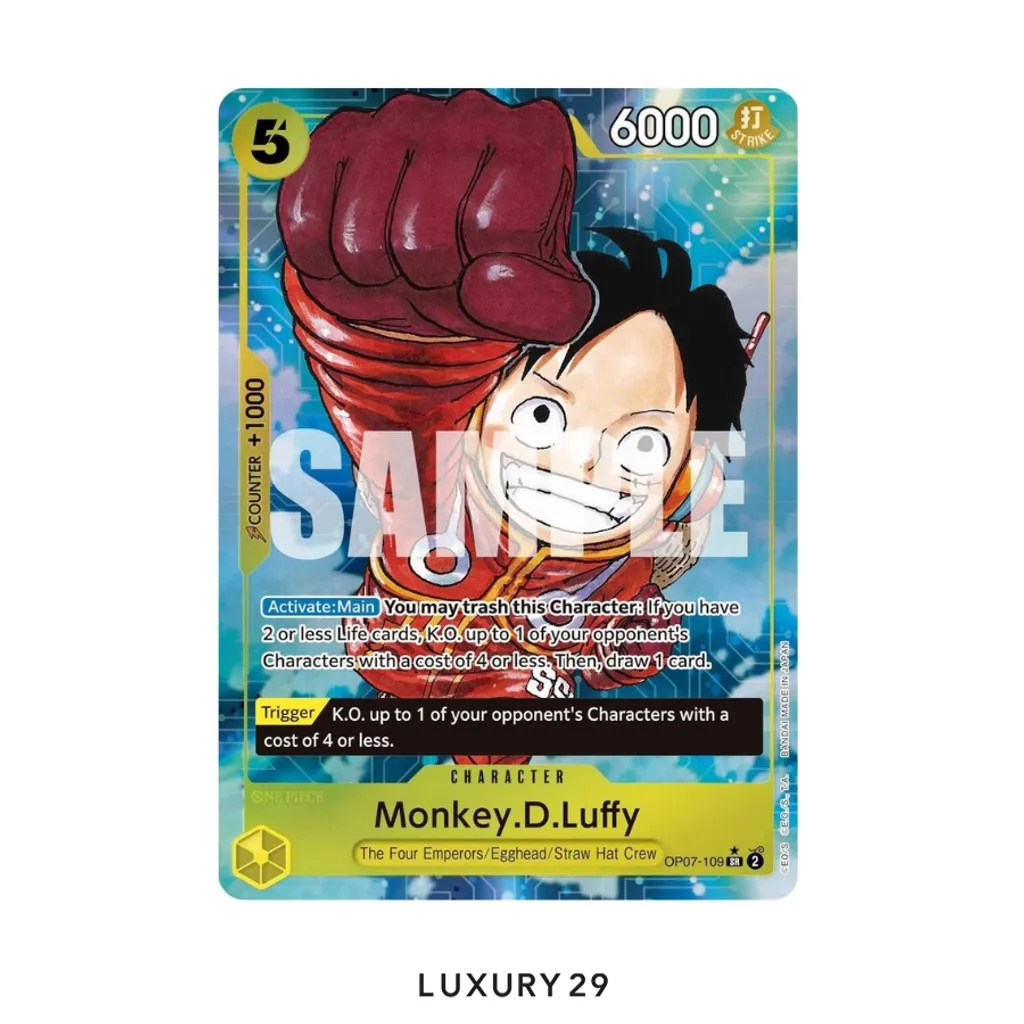 One Piece Monkey.D.Luffy (109) (Parallel) - 500 Years in the Future OP07-109 PSA10 (JP)(Small, Multicolour)