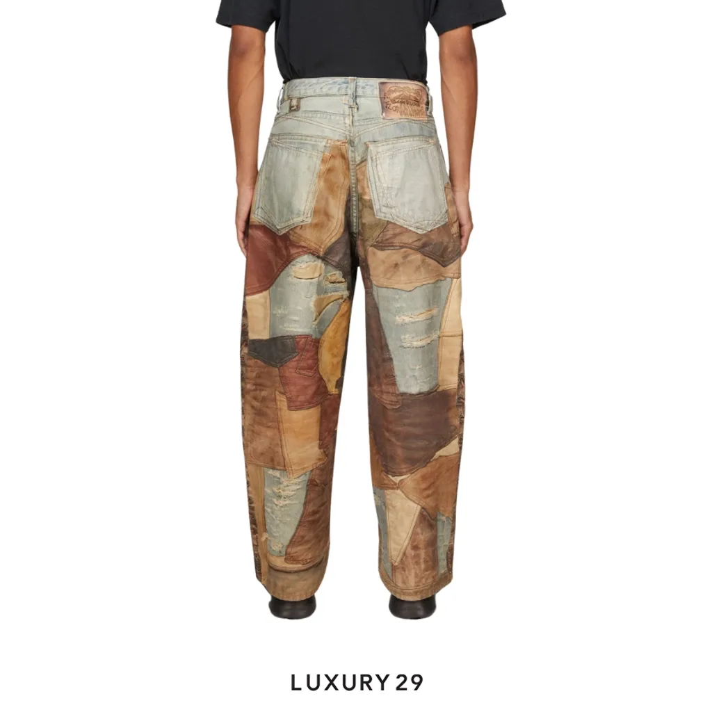Acne Studio Super baggy fit trousers Jeans - 2023M Blue Brown(44, Brown)