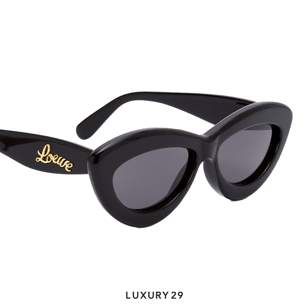 Loewe Cateye Sunglasses in Acetate Black(Free Size, Black)