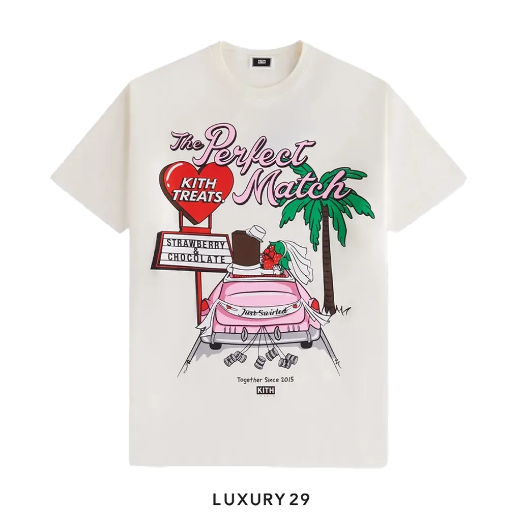 Kith Treats Perfect Match Vintage Tee Sandrift(S, Neutrals)