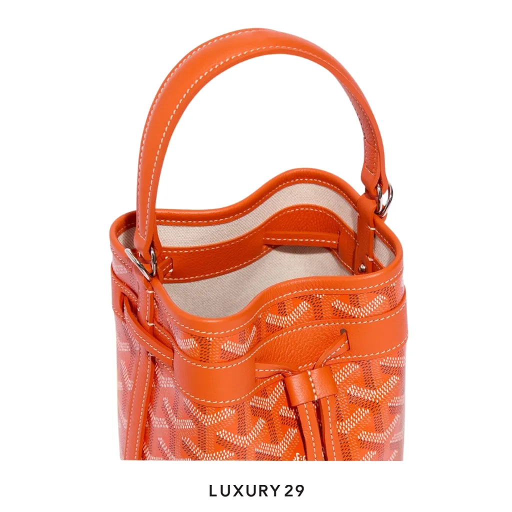 Goyard Petit Flot Mini bucket Bag Orange(Mini, Orange)