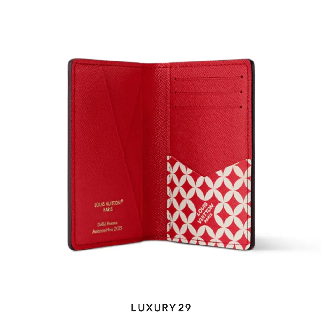 Louis Vuitton LV Pocket Organizer Wallet Damier Phriendship Canvas Brown(Small, Brown)