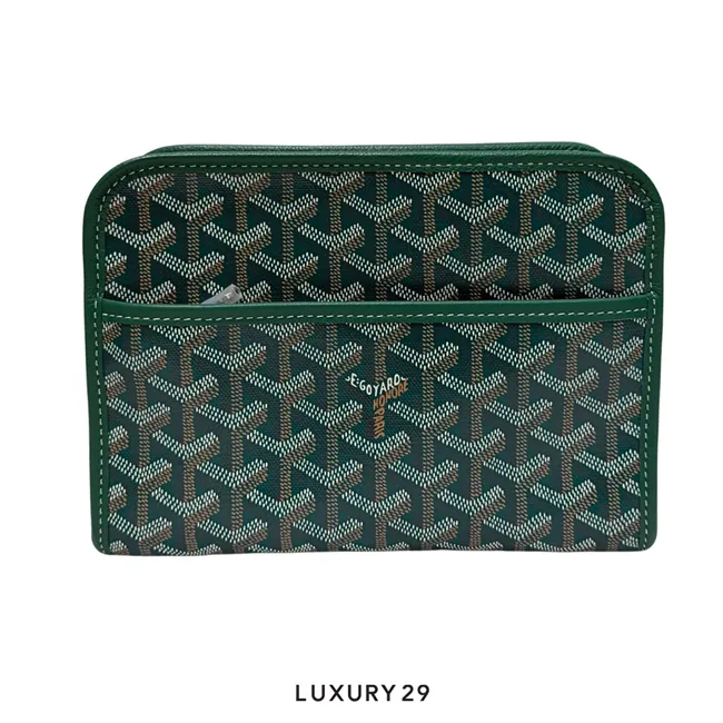 Goyard Jouvence PM Toiletry Bag Green