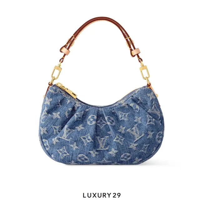 Louis Vuitton LV Pochette Valley bag Blue Denim
