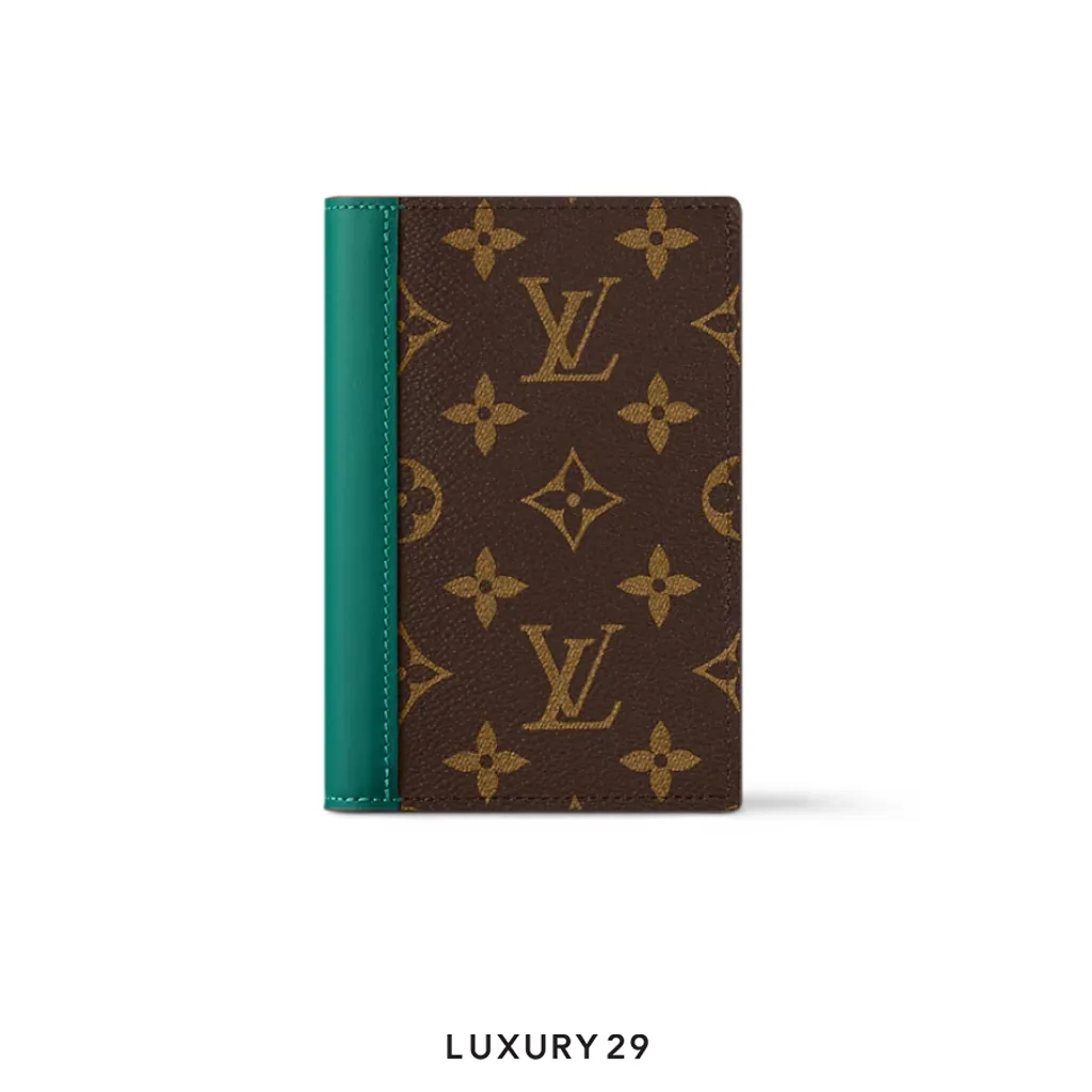 Louis Vuitton LV Passport Cover Borneo Green(Small, Green)
