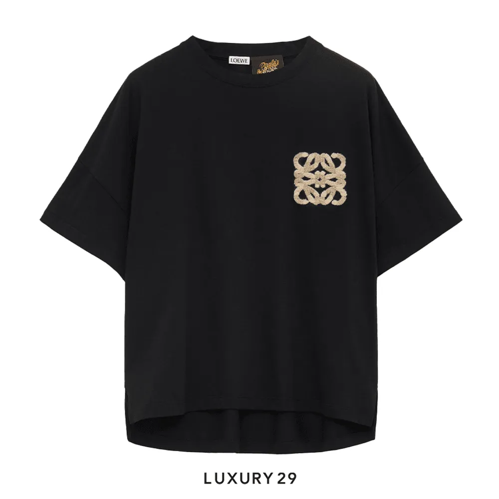 Loewe Boxy fit t-shirt in cotton Black(S, Black)
