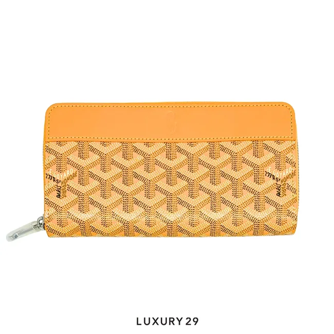 Goyard Matignon GM Wallet Yellow