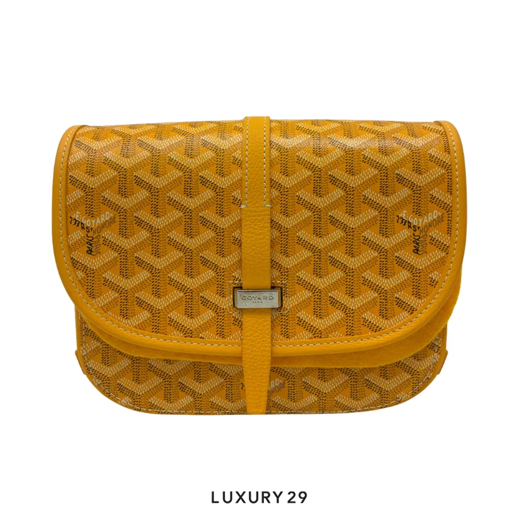 Goyard Belvedere PM Bag Yellow(Small, Yellow)