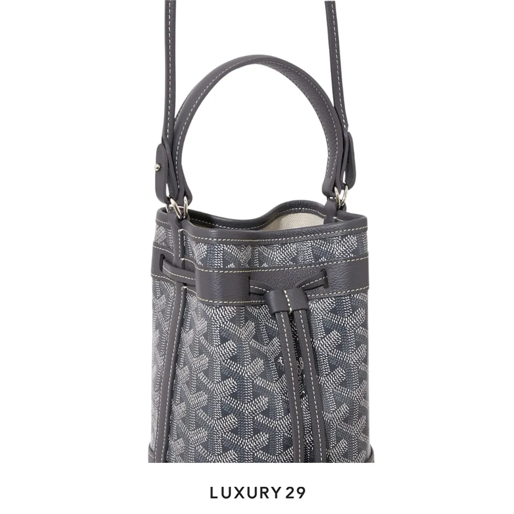 Goyard Petit Flot Mini bucket Bag Grey(Mini, Grey)