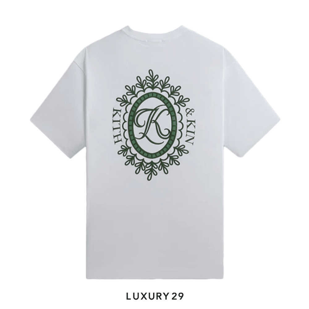 Kith & Kin Lace Crest Pocket Tee White