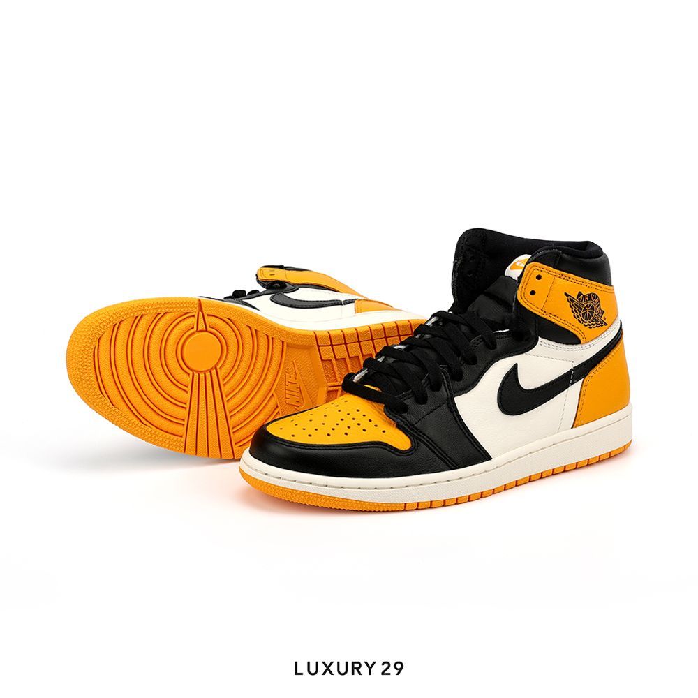 Nike Jordan 1 Retro High OG Taxi(40, Yellow)