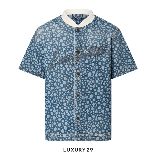 Louis Vuitton LV x YK Infinity Dots Denim Shirt