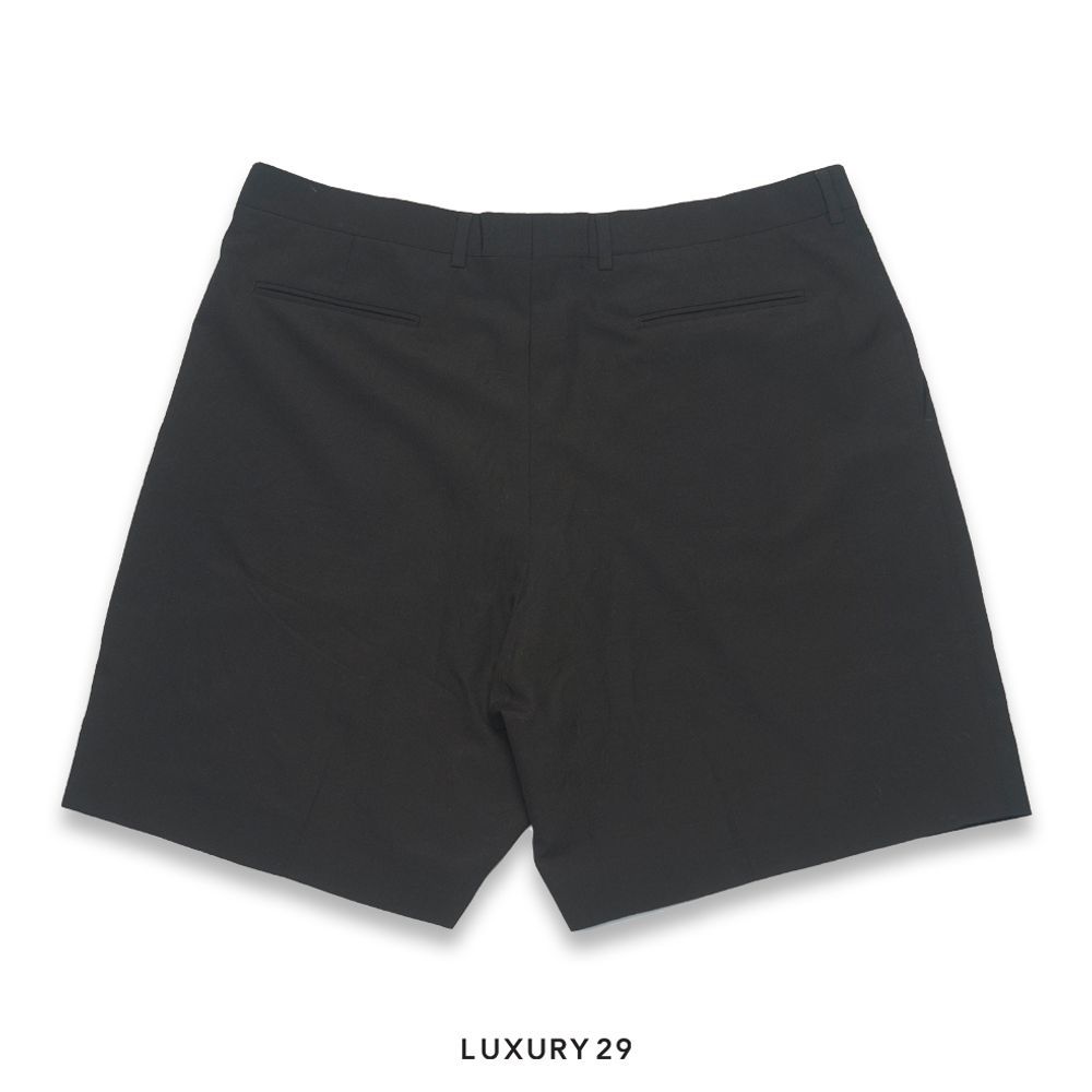 Dior Pleated Bermuda Shorts(XL, Black)