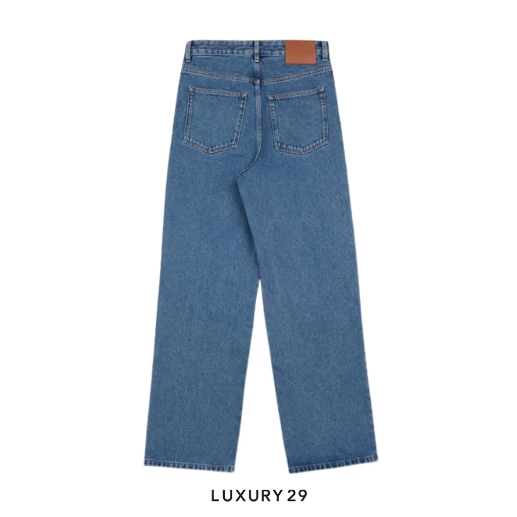 Loewe Anagram baggy jeans in denim Blue(50, Blue)