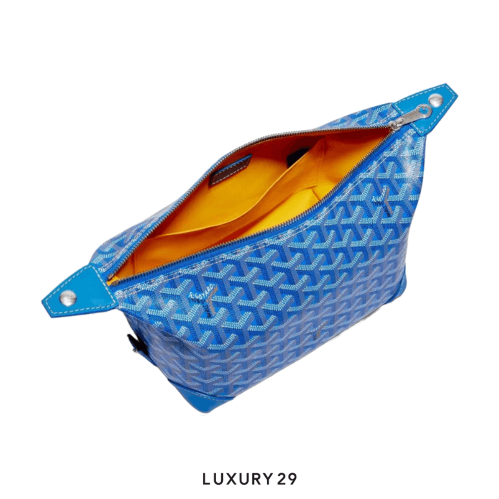 Goyard Bowling 25 Toiletry Bag Sky Blue(Small, Blue)