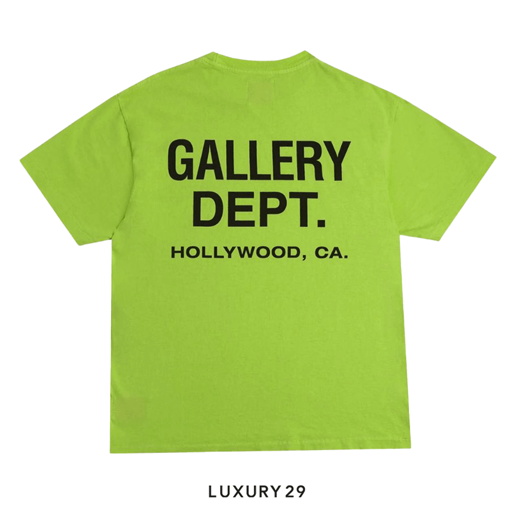 Gallery Dept. Souvenir Tee Lime Green(XL, Green)