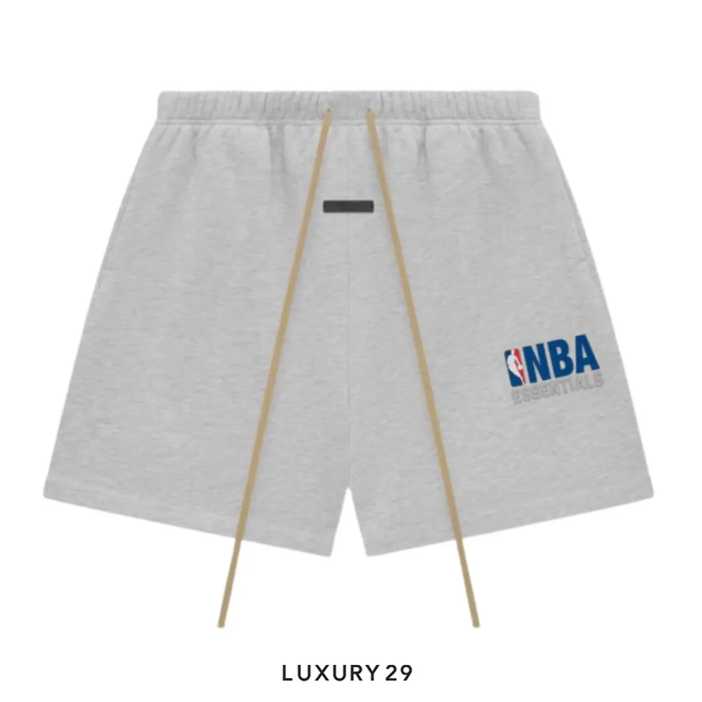 ESSENTIALS Fear of God Essentials x NBA Sweatshorts Light Heather(S, Grey)