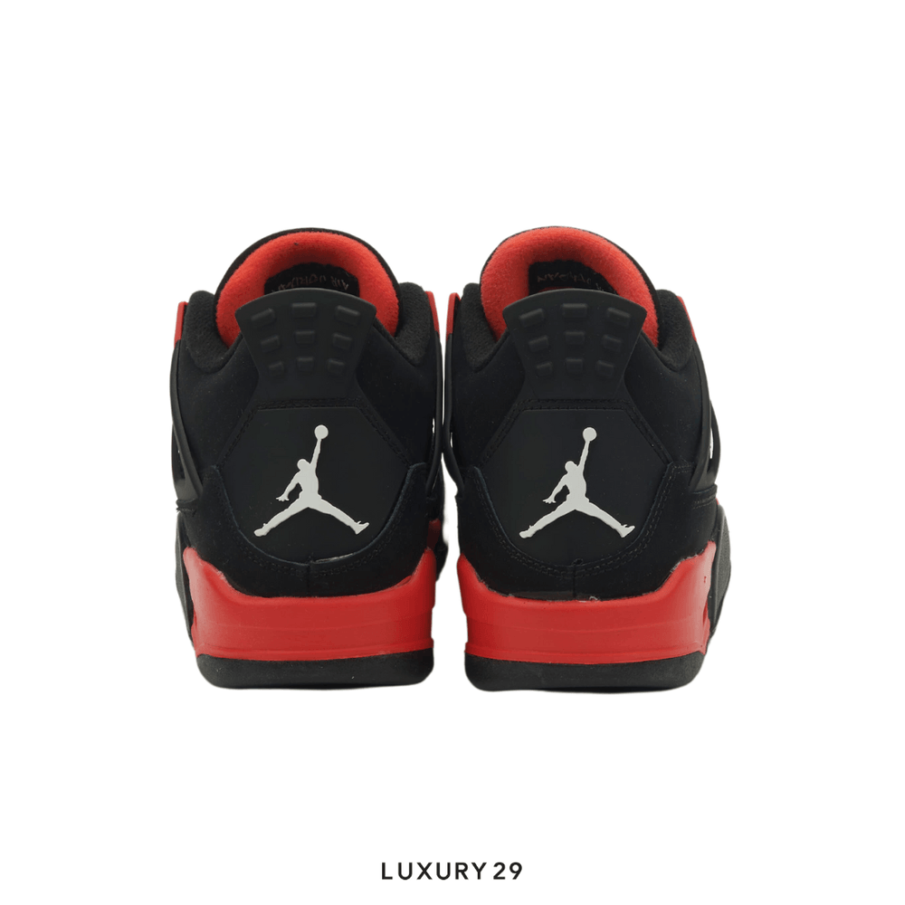 Nike Jordan 4 Retro Red Thunder (GS)(40, Red)