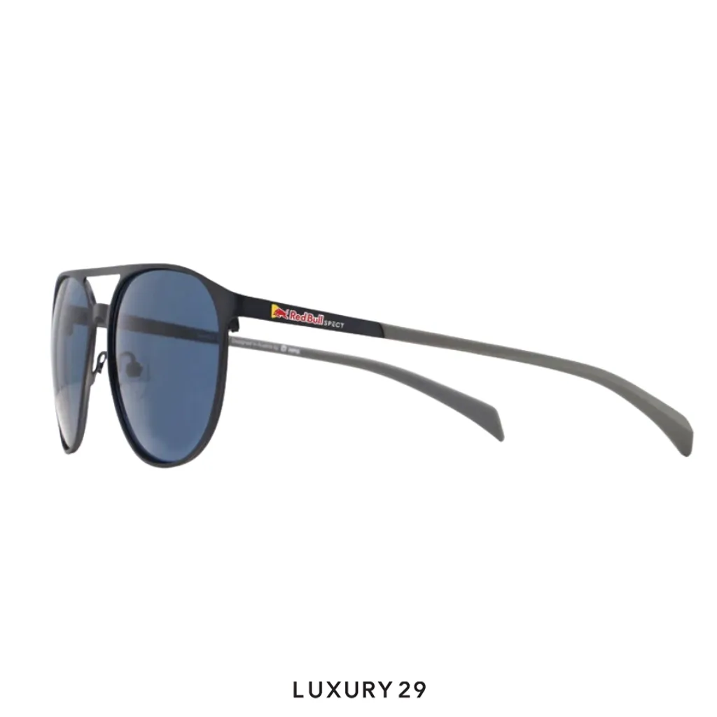 Red Bull Spect Sunglasses REDMS100-02P Flat Concept smoke with blue mirror(Free Size, Black)