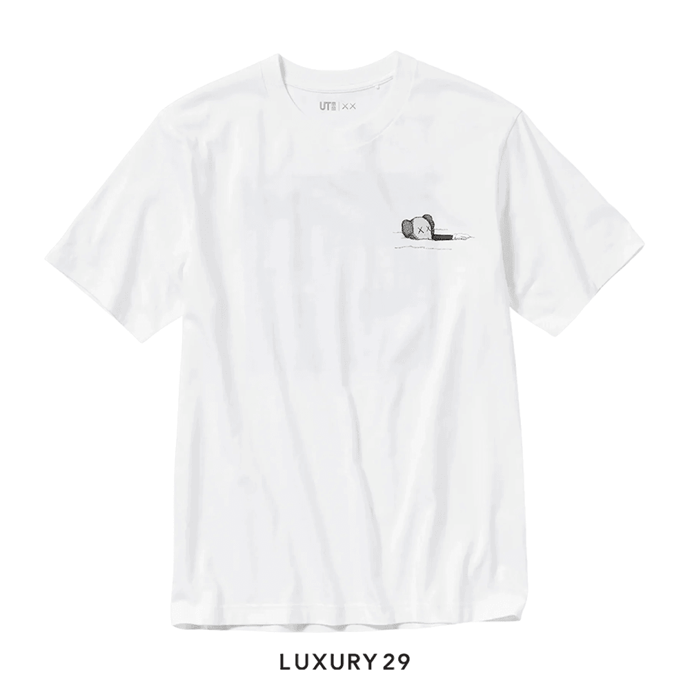 Uniqlo X KAWS UT Short Sleeve Artbook Cover T-Shirt White(S, White)