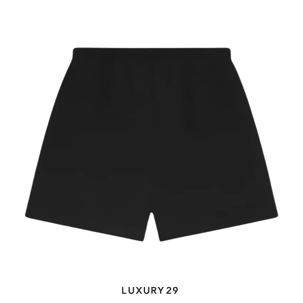 Fear of God Essentials Classic Sweatshort Jet Black (SS25)(XS, Black)