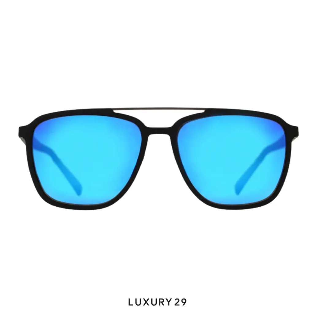 Red Bull Spect Sunglasses REDPS106-01P SPIN Concept smoke with dark blue mirror(Free Size, Blue)